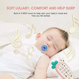 jmv My First Rabbit Phone with Light and Sound Amazing Sound Toy for Kids image 2