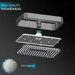 debaths STEP EDGE 15.5cmX23cm RECTANGULAR OVERHEAD SHOWER (W/O SHOWER ARM) Fixed Mount image 2