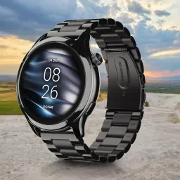 Noise Mettle 1.4'' display, Stainless Steel finish with Metal Strap, Bluetooth Calling Smartwatch-image-103