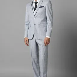 Men Single Breasted - 2 button Checkered Suit-image-71