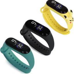 HYPERLEX 3 COMBO Stylish Digital LED Bracelet Band Wrist Watch for Kids, Boys & Men-image-85
