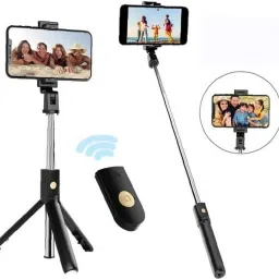 MOBONE R1 Selfie Stick, Extendable Selfie Stick with Tripod Stand and Detachable Wireless Bluetooth Remote Bluetooth Selfie Stick-5