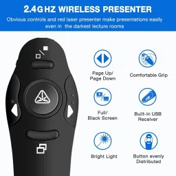 OG X NEXA WITH DEVICE Wireless Presenter Clicker USB Remote for PowerPoint PPT image 4