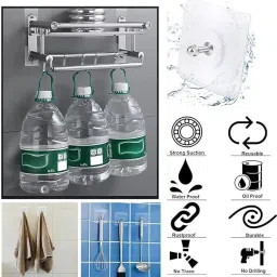 Glossy Shower Rod Hook-image-70