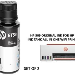HP 589 ORIGINAL INK FOR HP 589 SMART TANK INK TANK ALL IN ONE WIFI PRINTER SET OF 2 Black Ink Bottle-picture-14