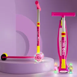 Tikes New Adjustable Scooter with LED Lights, Foldable Design, Extra Wide Brakes-picture-6