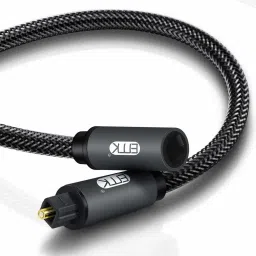Emk Fiber Optical Cable 3 m Optical Extension Cable Male to Female Coupler CableToslink Audio Cable 3M-14