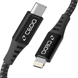 CEDO Lightning Cable 1.2 m 20W PD Fast Charging Type C to Lightning Braided Data Cable-14