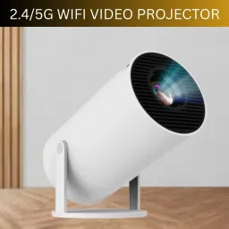 Frony Smart (Projector) 1080P & 4K Support Rotatable Design With Netflix/Prime etcC123 (4500 lm / 1 Speaker / Wireless / Remote Controller) Portable Projector-28