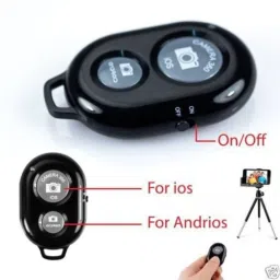 ELECTRO HUB Wireless Bluetooth Shutter Button Selfie Remote Supported Camera Remote Control Camera Remote Control image 3