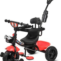 Plug N Play Baby Tricycle with Parental Control, Basket and Safety Guard Rail for 12 Months to 48 Months Boys / Girls / . Carrying Capacity Upto 30kgs Tricycle-image-50