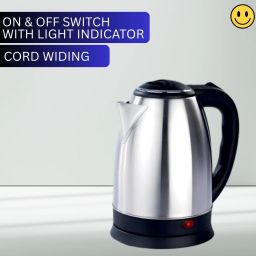 Electric Kettle With Stainless Steel Body 2 Litre for Boiling Water & coffeeZ449 Electric Kettle-image-55