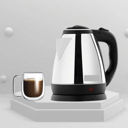 Electric Kettle with Stainless Steel Body, 1.5ltr for boiling Water,tea,EggsH430 Beverage Maker-image-94