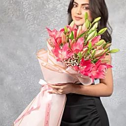 Pretty In Pink Floral Bouquet-image-48