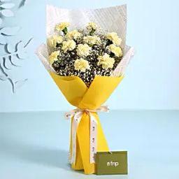 Delightfully Yours Carnations Bouquet-image-60