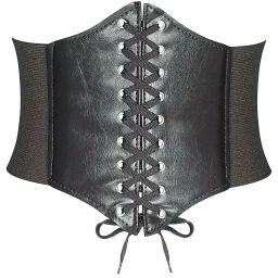 Women Casual, Evening, Party Black Artificial Leather Reversible Belt-image-20