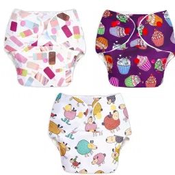 Baby Nappy Diaper & Microfiber Insert Pads Leakage Proof-Easy to Adjust & Wash-image-23