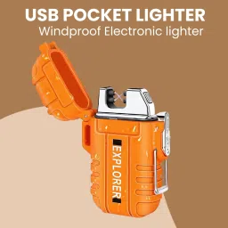 Explorer USB (Cigaratte Lighter)Windproof Flameless ARC Rechargeable LighterT265 Explorer USB (Cigaratte Lighter)Windproof Flameless ARC Rechargeable LighterT265 Pocket Lighter-image-99