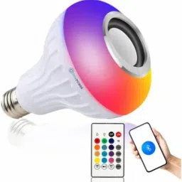 IMMUTABLE Led Bulb Bluetooth Speaker Music Light White Light SAW27 56 W Bluetooth Home Audio Speaker-image-27