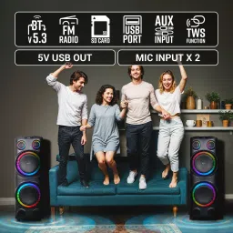 ZEBRONICS Zeb-Vox (FSPK 2) 220 W Bluetooth Party Speaker image 3