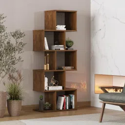 Purdy Solid Wood Open Book Shelf-17