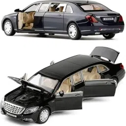 1:32 Maybach S600 Pull Back Metal Diecast Mercedes Benz Long car-19