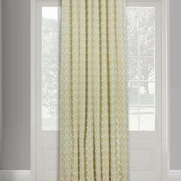 Fabindia Beige & Green Geometric Printed Cotton Long Door Curtain-8