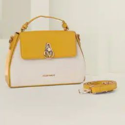 Women Colourblock Structured Satchel-image-70
