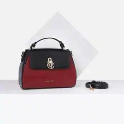 Women Colourblock Structured Satchel-image-10