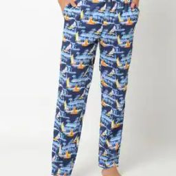 Printed Pyjamas with Elasticated Waist-28