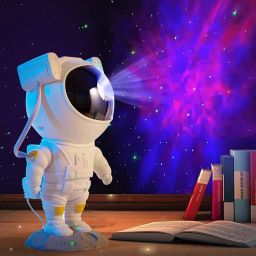 Galaxy Astronaut Space Star Projector Light Nebula 360? Adjustable Head Night Lamp-34