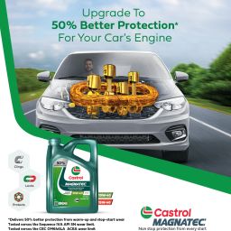 castrol Magnatec 10W-40 API SN Part Synthetic Full-Synthetic Engine Oil image 4