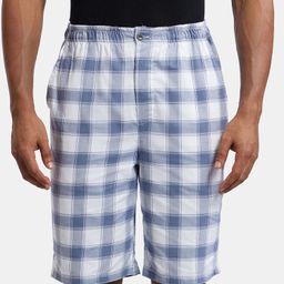 jockey Printed Men White, Blue Bermuda Shorts-picture-48