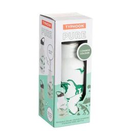 TYPHOON White & Green Printed Pure Colour Change Water Bottle 550 ml image 4