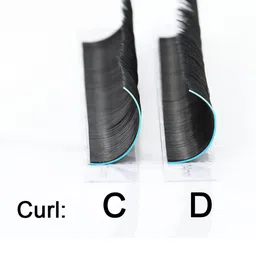 NAGARAKU Black Easy Fanning 12 Rows Mega Volume Eyelash Extension - Curl C 0.07/11 image 5