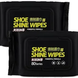 safidonenterpri Shoe Shine Wipes – Powerful Formula Cleaning & Polishing Wipes (80 Sheets) Cleaner-image-44