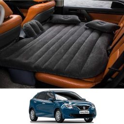 Inflatablebed-Black-Baleno Black Car Bed Mattress for Rest,Travel, Car Back Seat Air Inflation Bed Universal Air Couch with Two Air Pillows, Car Air Pump and 1 Repair Kit For Baleno Universal For All Models Car Inflatable Bed-image-22