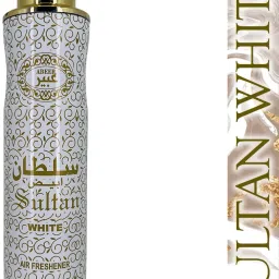 Sultan White Pure Air Freshener for Home & Office, Long Lasting Luxury Fragrance Spray-image-40