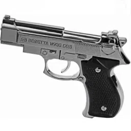 Mini Beretta Pistol Shape Windproof Jet Flame Refillable Pocket Lighter-image-38