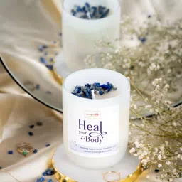Scented Stories White & Blue 1 pieces Jar Candle-image-82