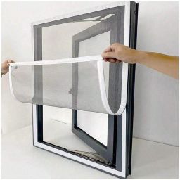 buyagain HDPE - High Density Poly Ethylene Infants Washable 4x4 ft White mosquito window Screens net,Mesh Anti Insect Invisible Fiberglass Mosquito Net image 2