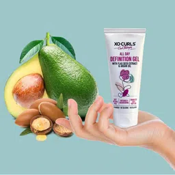 XO CURLS All Day Definition Gel with Flax Seeds - 100 ml image 2