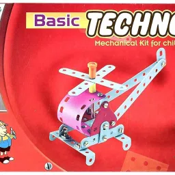 Little Engineer Basic Techno Mechanical Kit for Child 12 Different Models 95+ Pieces-22