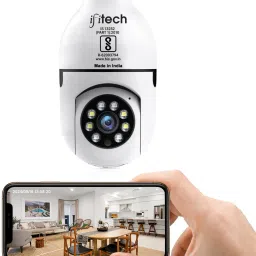 IFITech 2MP HD Bulb Type PTZ Indoor HD CCTV Wireless Camera | Security Camera Security Camera-image-21