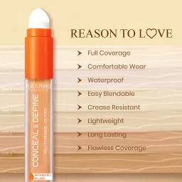 beauty people Conceal & Define Concealer With Oil Free|Smooth & Seamless blending|Dark circles Concealer image 4