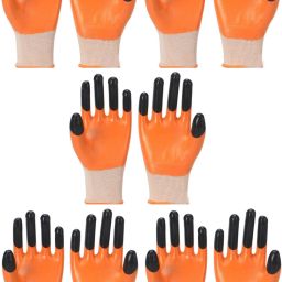 Garden Farming Cement Fabrication Heavy Duty Labour Workers G-61 Gardening Shoulder Glove-picture-11