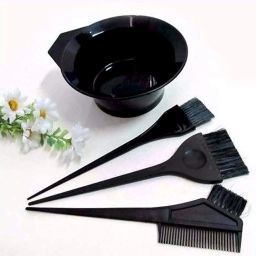 200 ML Hair Colour Dye Brush Set With Bowl (1 Items in the set) Hairdye Mixing Bowl-image-34