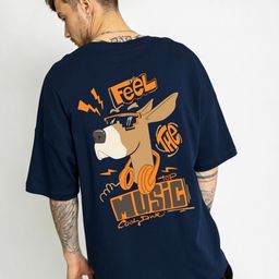MISCHIEF MONKEY Graphic Printed Oversized Pure Cotton T-shirt-picture-7