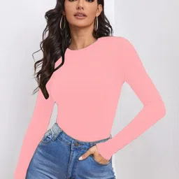 Dream Beauty Fashion Women Rose Solid Top-image-59