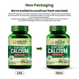 Vlado's Himalayan Organics Plant Based Calcium,  60 tablet(s)  Unflavoured  image 1